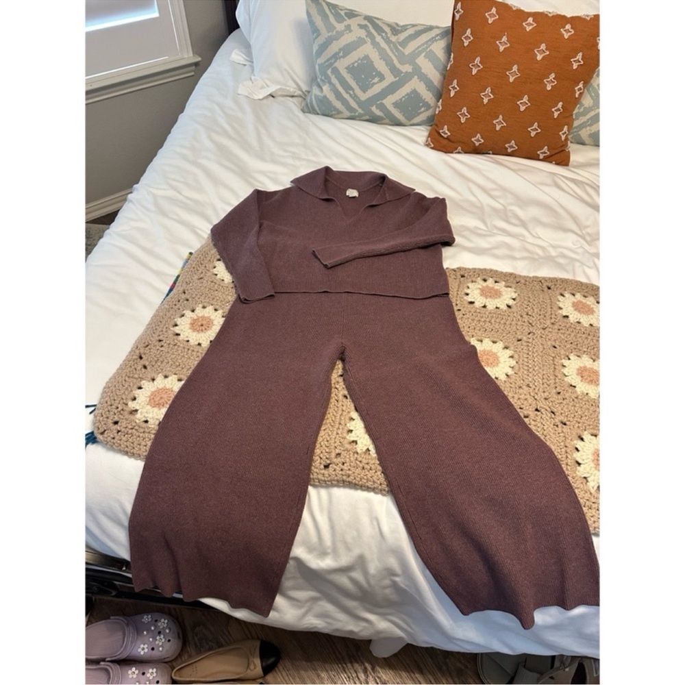a new day Purple Lounge Set